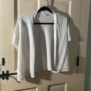 White Short Cardigan - Roz&Ali